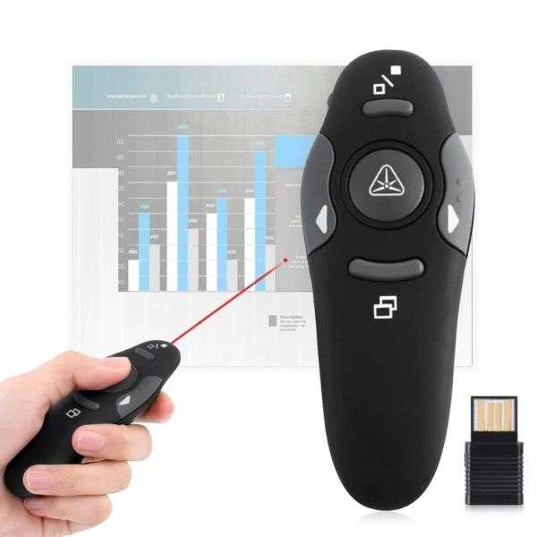 Wireless Presenter W/Laser Pointer