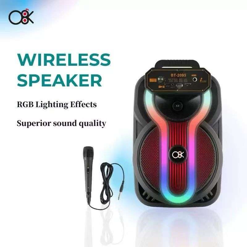 BT-2095 Bluetooth 8" Speaker W/Mic