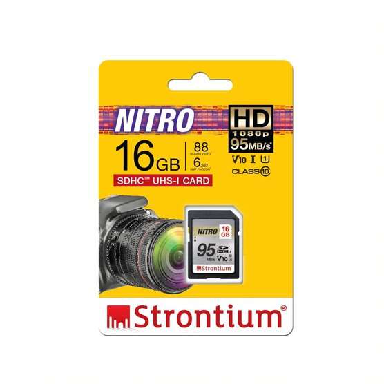 Strontium 16GB NITRO 95MB/s SD Card