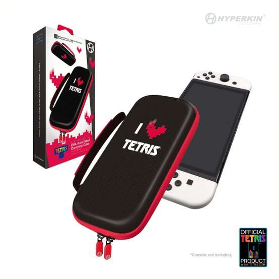 Hyperkin Limited Edition Official Tetris EVA Hard Shell Carrying Case - Heart Drop