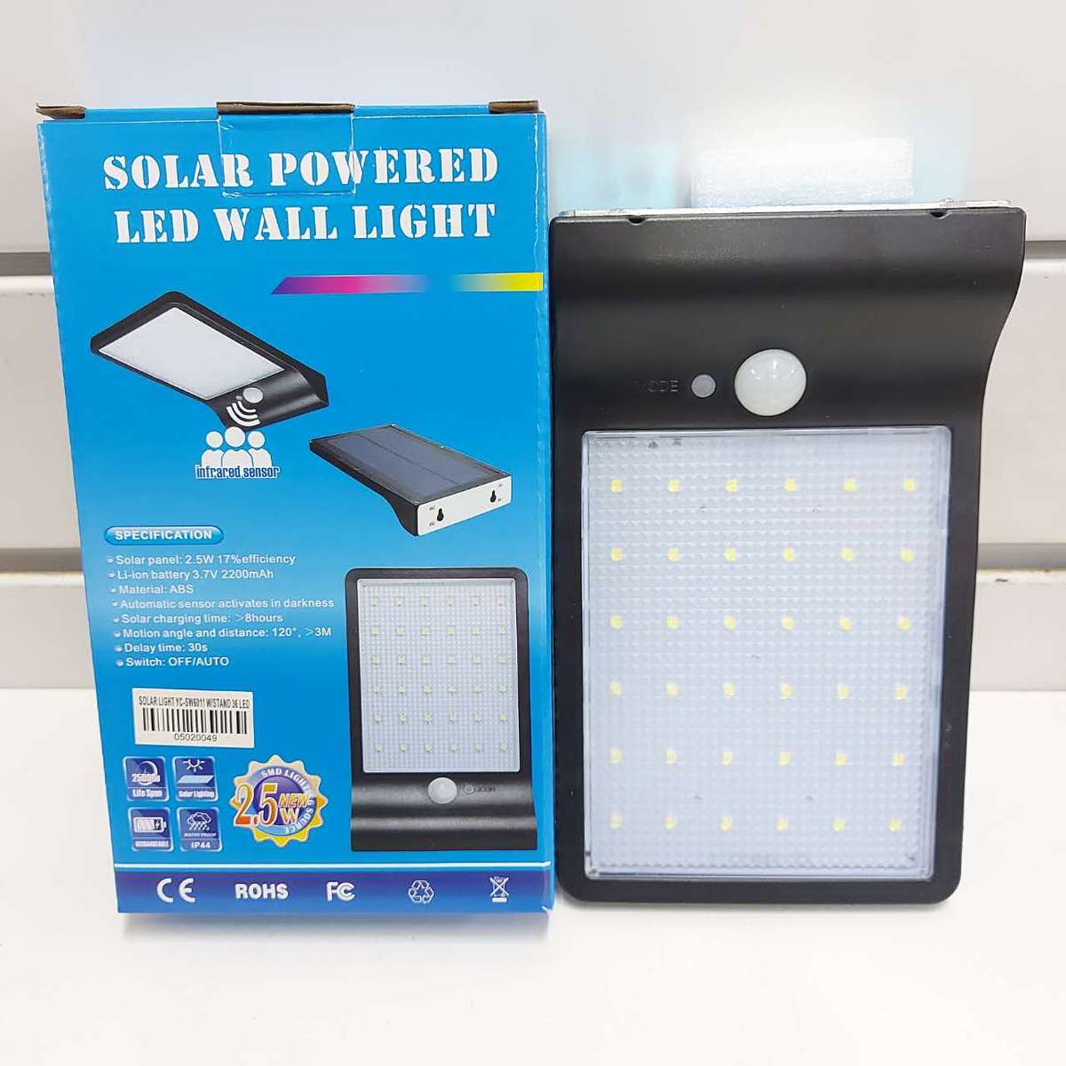 YC-SW6011 36 LED Solar Light W/Stand
