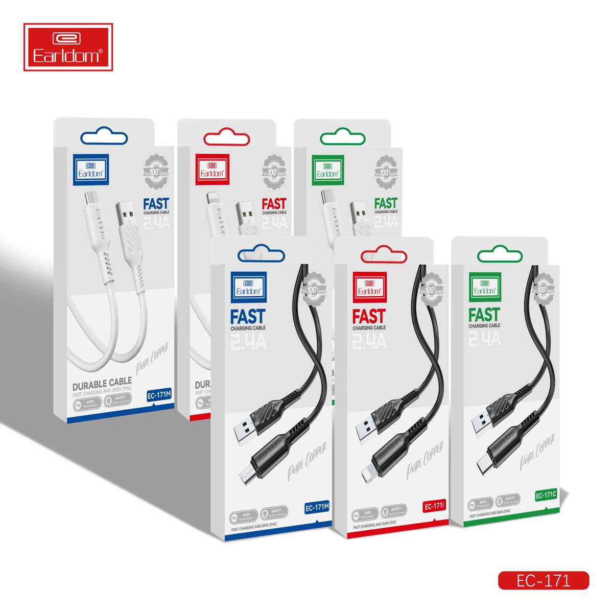 Earldom EC-171 2.4A Micro Cable