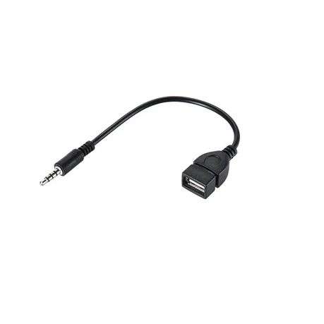 3.5mm AUX Male - USB Female Cable