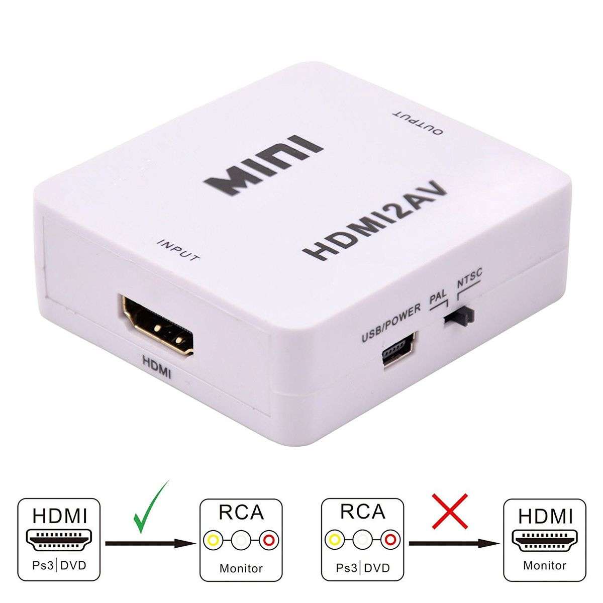 HDMI to AV Converter
