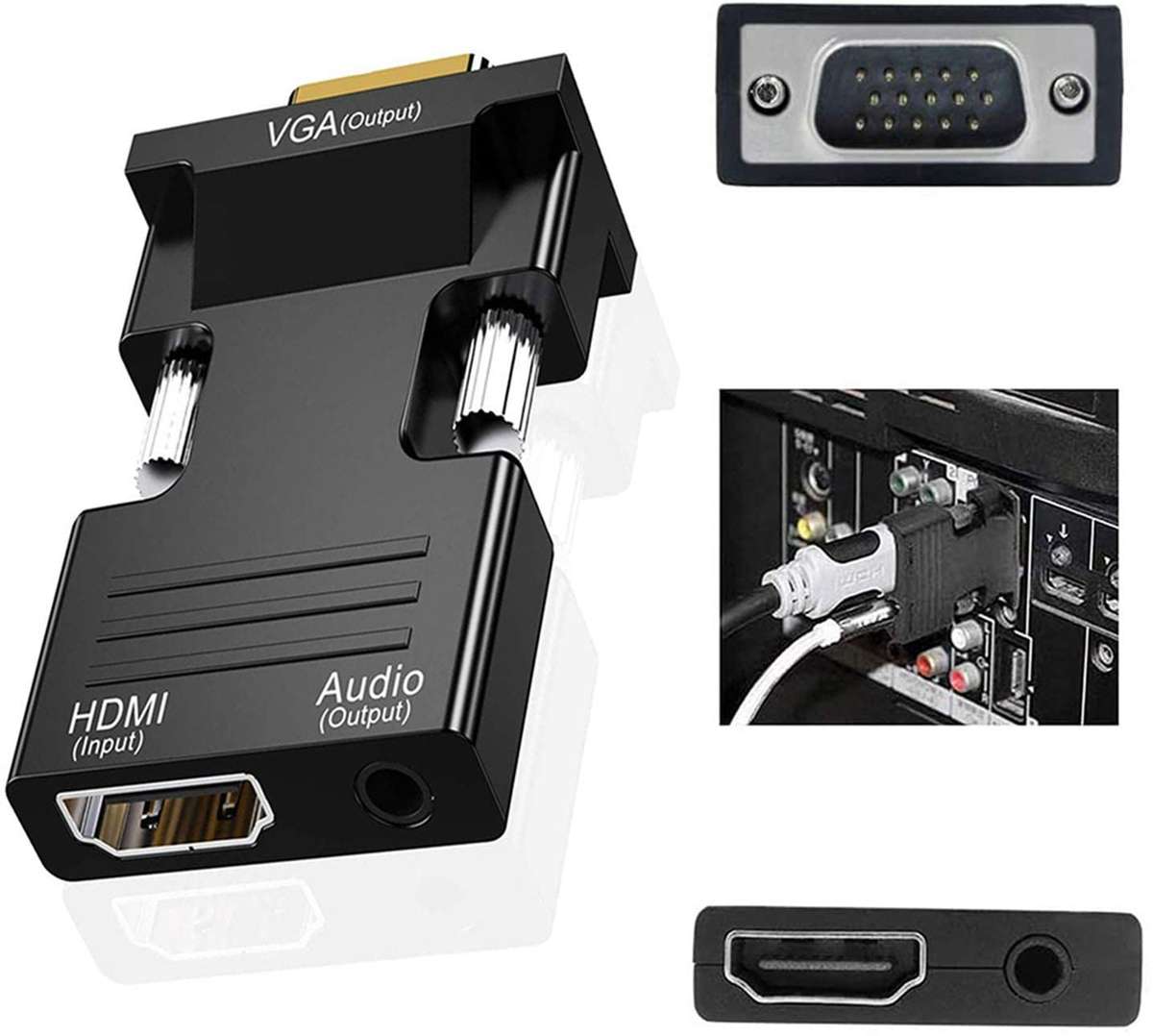 HDMI to VGA W/Audio Adapter