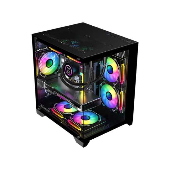 Armaggeddon Aquaron WiBO Micro-ATX Gaming Case - Black