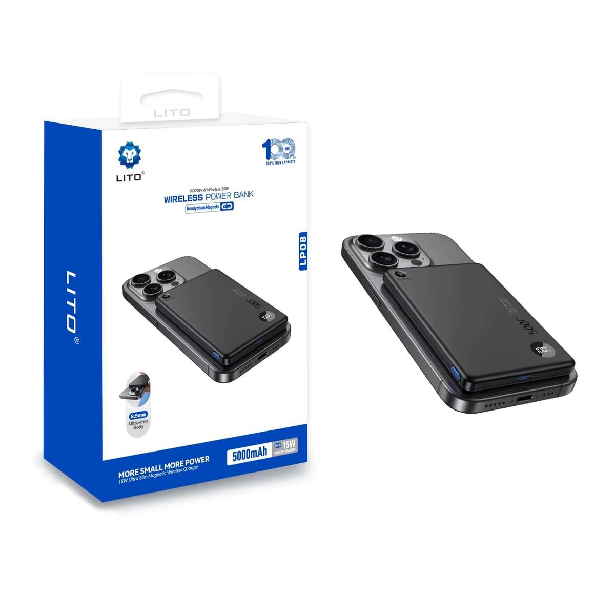 LITO LP08 20W MagSafe 5000mAh Power Bank