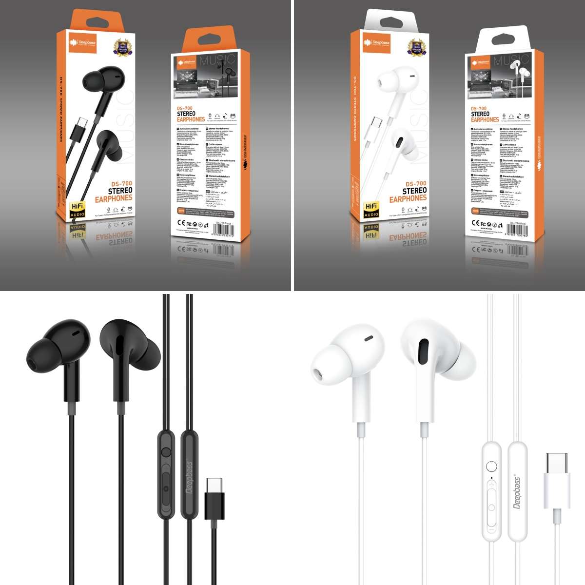 Deepbass DS-700 Type-C Earphones