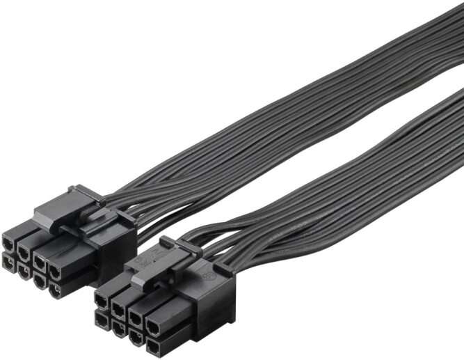 Goobay Power Supply Cable 8-Pin Male to Dual 6+2 Male for PCIe