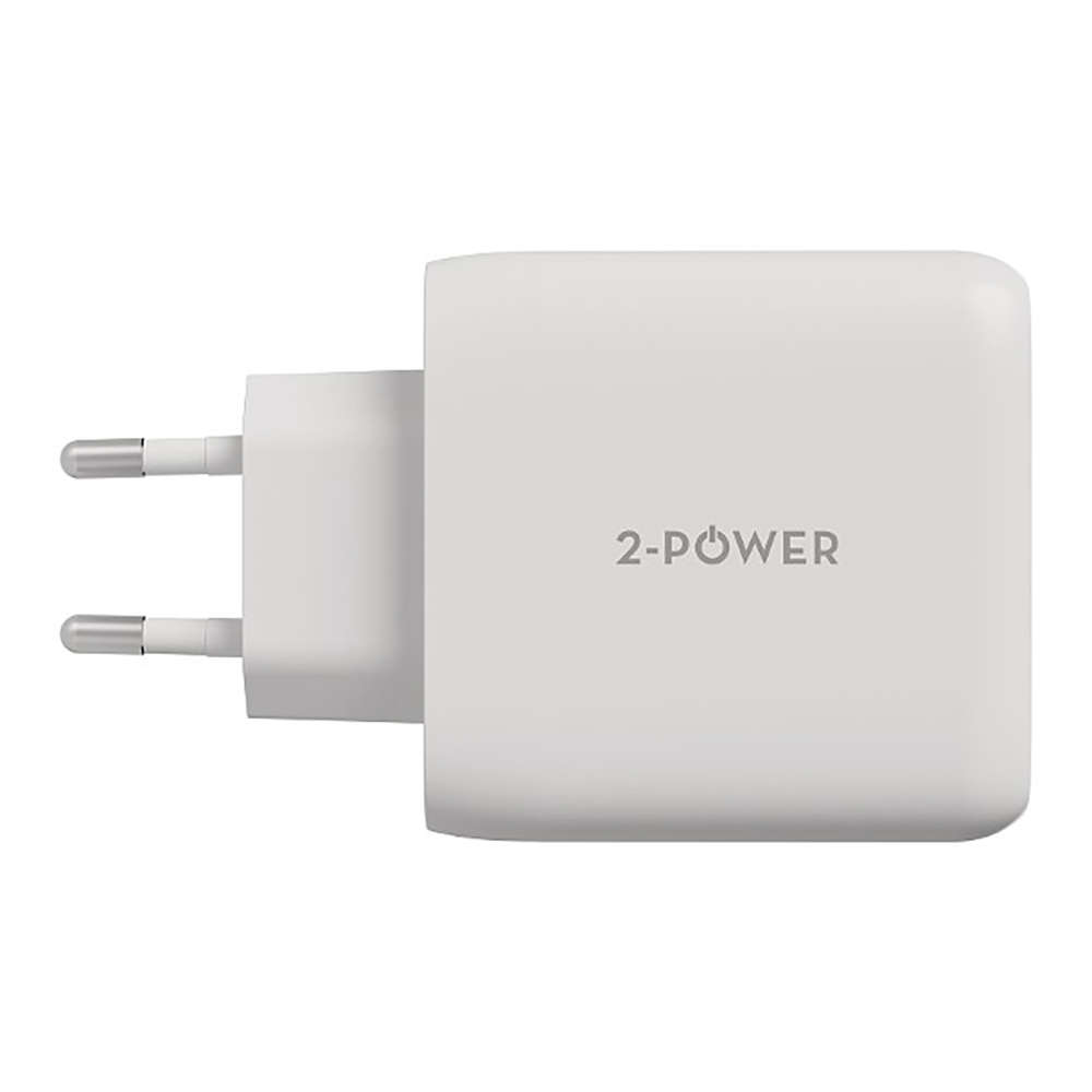 2PWC32W02-EU | 2-Power 32W with USB Type-C and Type-A Ports Wall Charger