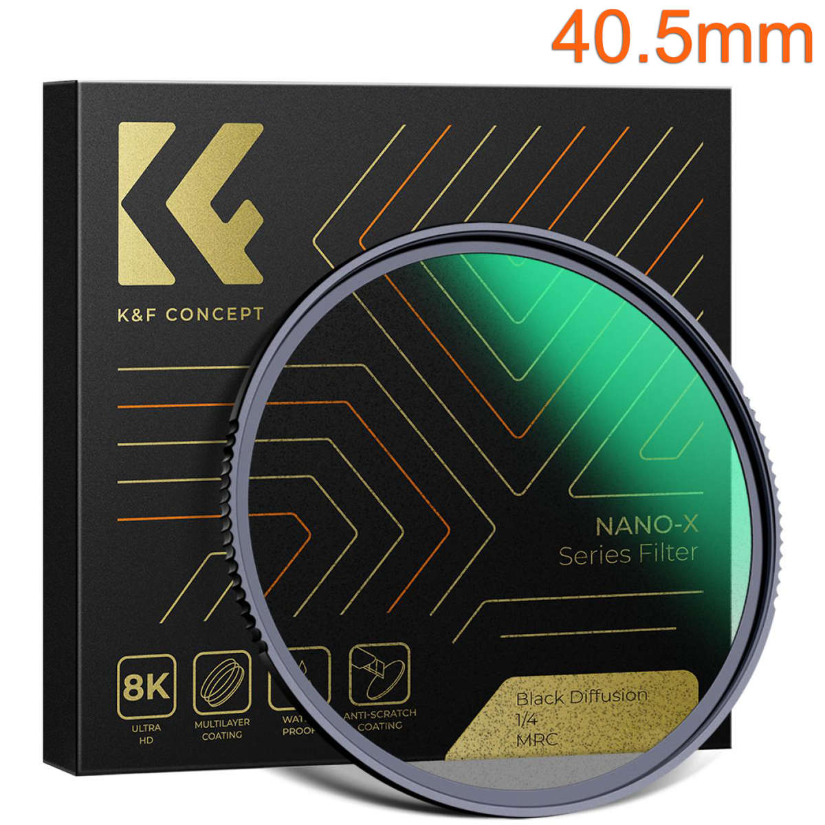 K&F Black Mist Diffusion Effect Filter 1/4 Nano-X Series - K&F 40.5mm Black Mist Diffusion Effect...