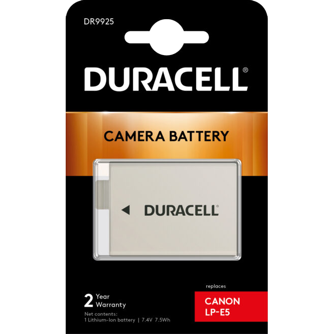 DR9925 | Duracell LP-E5 Camera Battery for Canon