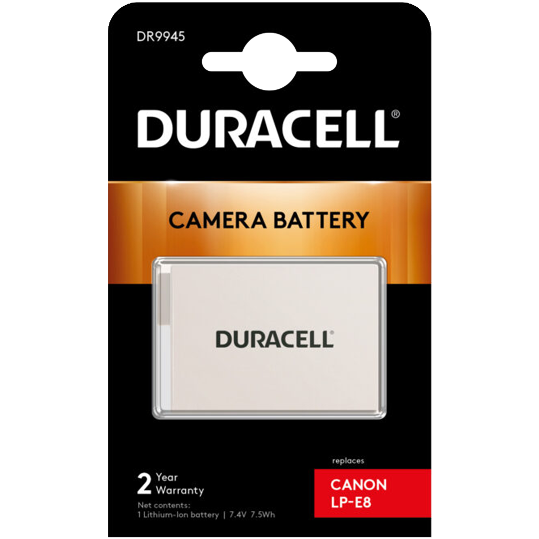 DR9945 | Duracell LP-E8 Camera Battery for Canon