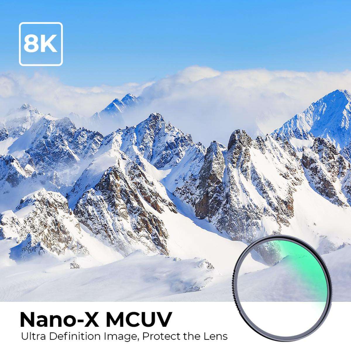 KF01.980 | K&F 40.5mm Ultra Violet (UV) Filter Nano-X Series