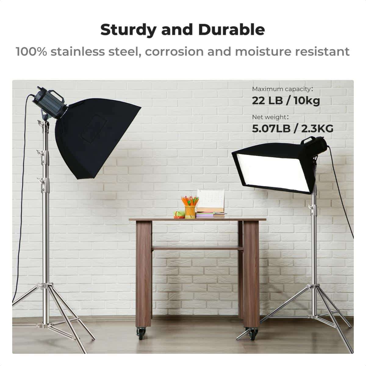 KF34.044 | K&F 2.8m Heavy Duty Light Stand