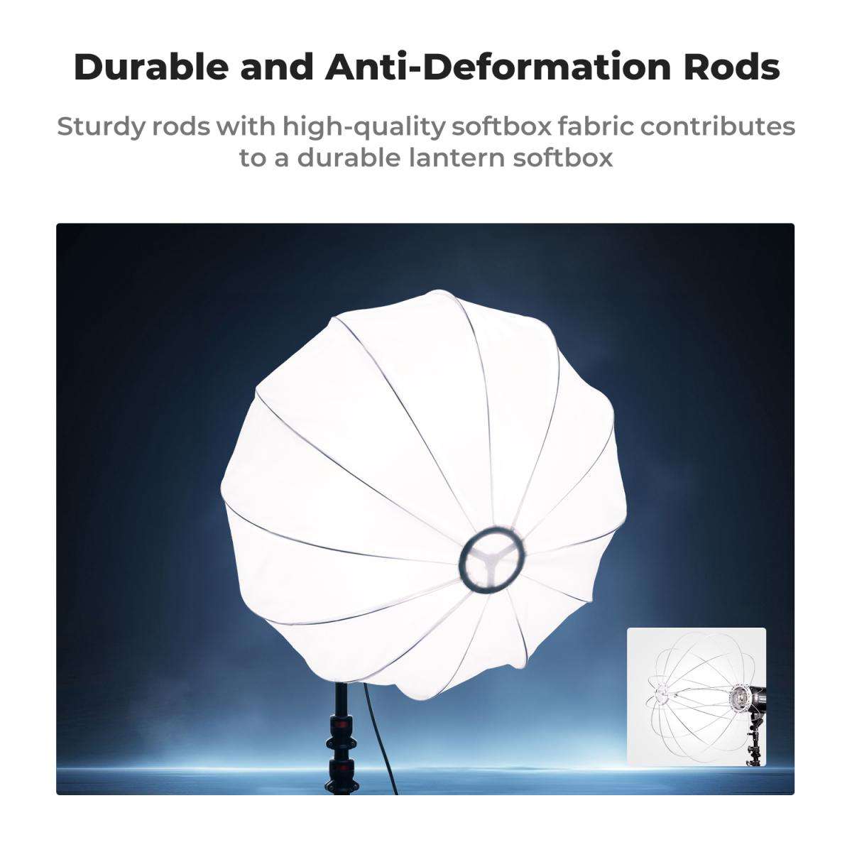 K&F 85cm Lantern Softbox with Bowens Mount and Quick Setup | KF18.0009V1