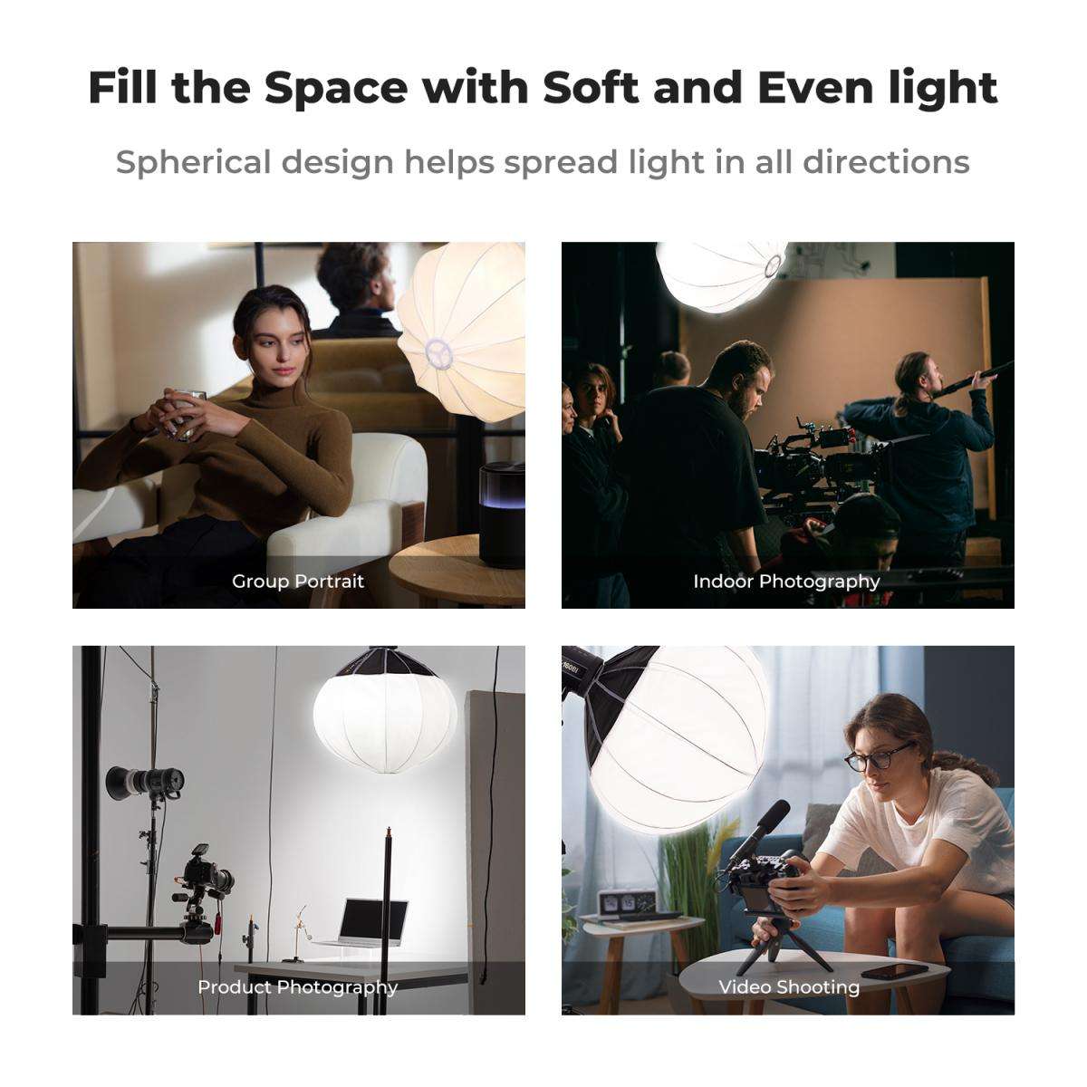 K&F 85cm Lantern Softbox with Bowens Mount and Quick Setup | KF18.0009V1