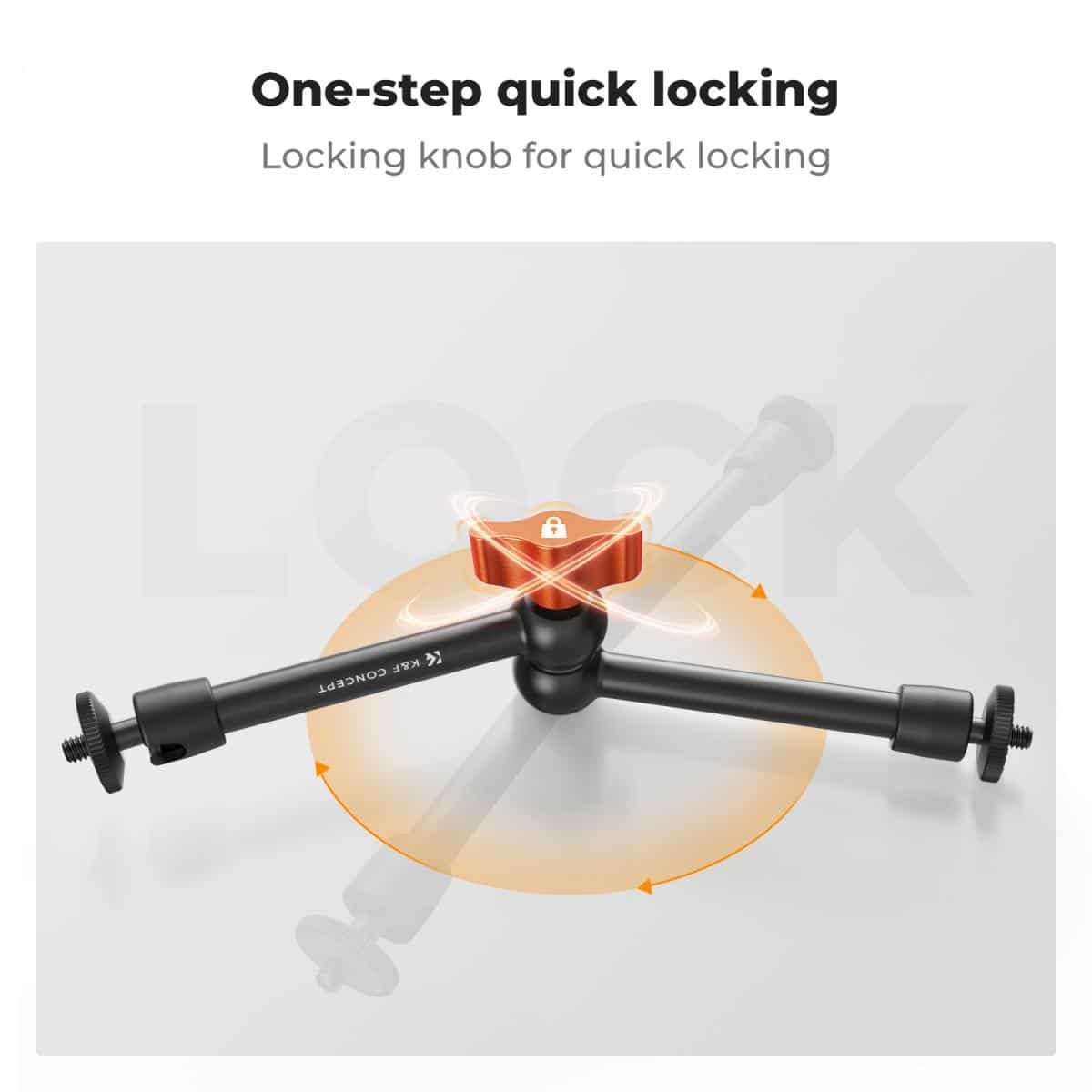 K&F Magic Arm 9.8 Inch with Mini Clamp | KF31.131