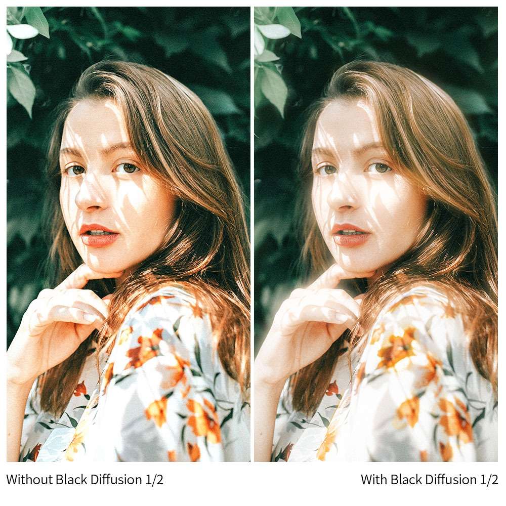 KF01.1655 | K&F 77mm 1/2 Black Diffusion Filter Nano-X Series