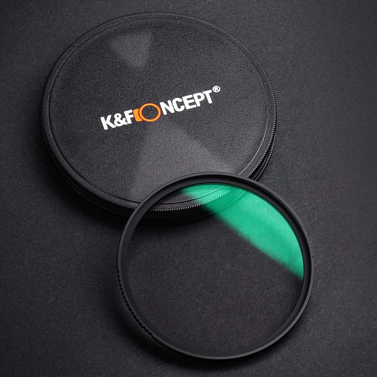 KF01.1655 | K&F 77mm 1/2 Black Diffusion Filter Nano-X Series