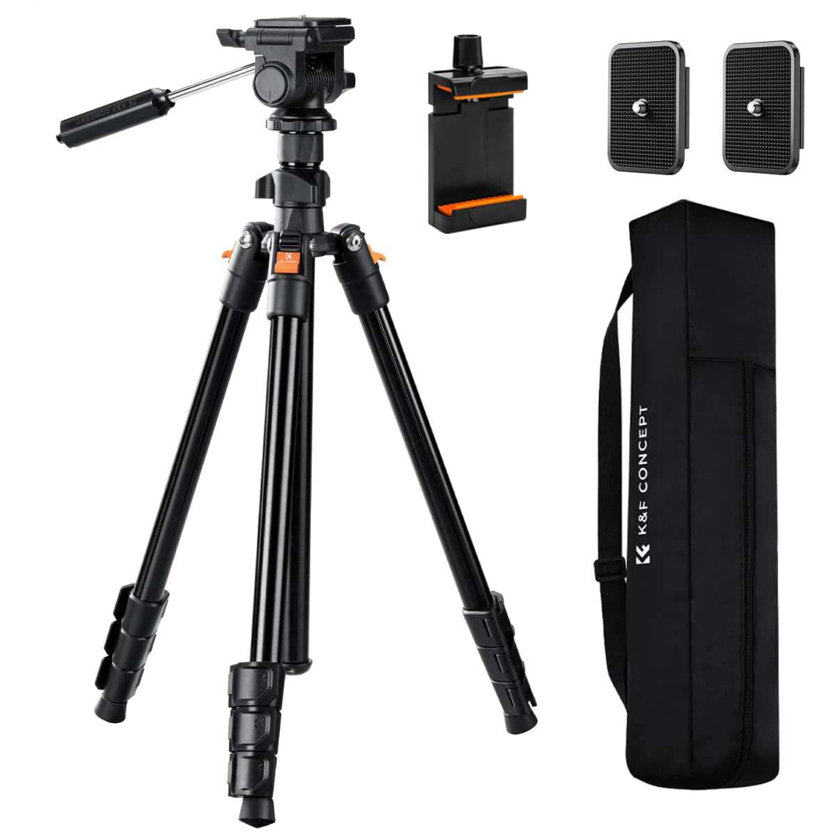 KF09.115V1 | K&F Classic-Vlogger XL Video Tripod