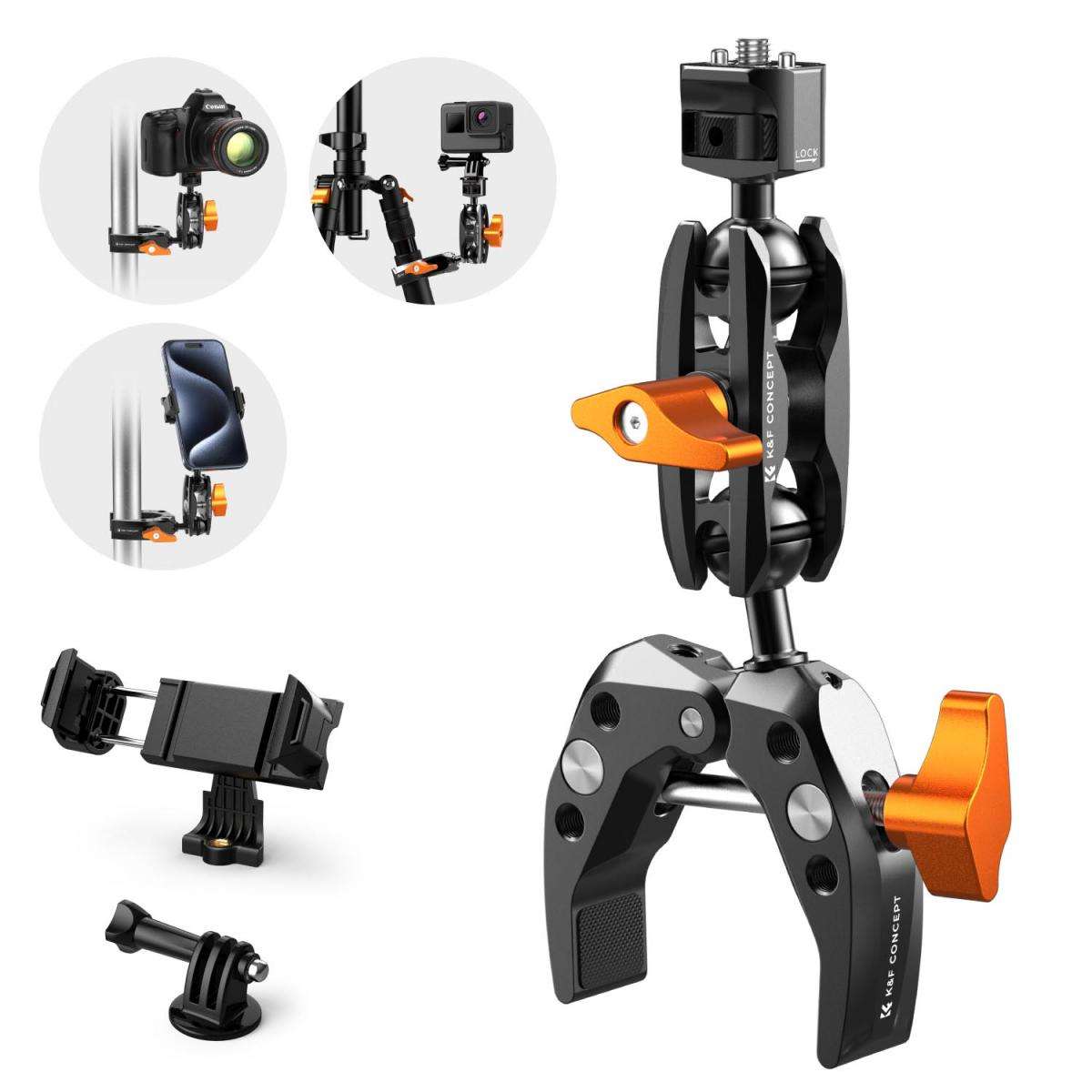 K&F Magic Arm with Mini Super Clamp Ms13 | KF31.083
