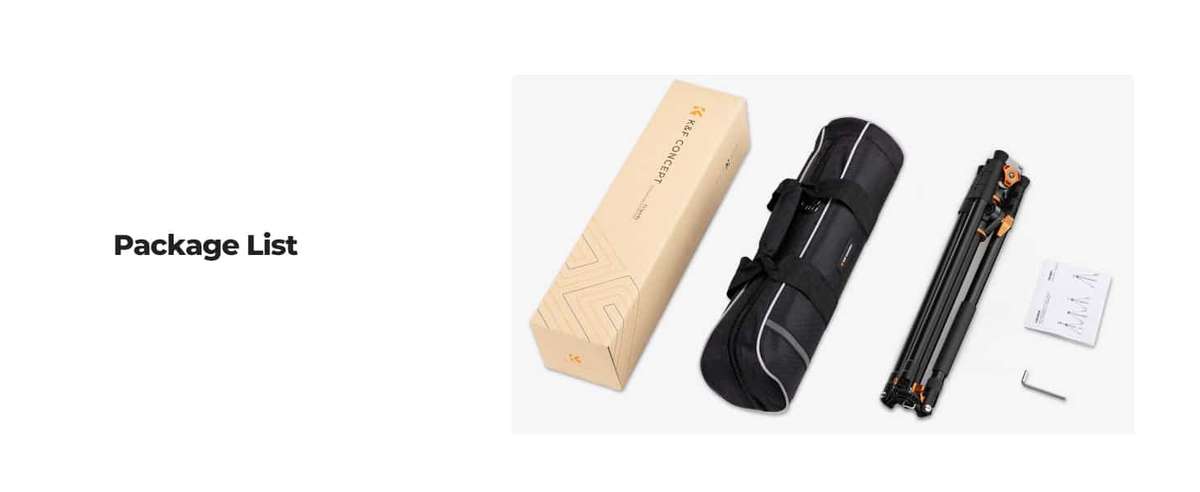 K&F Omni-Reach Video Tripod with Integrated Angle Arm & Monopod | KF09.137