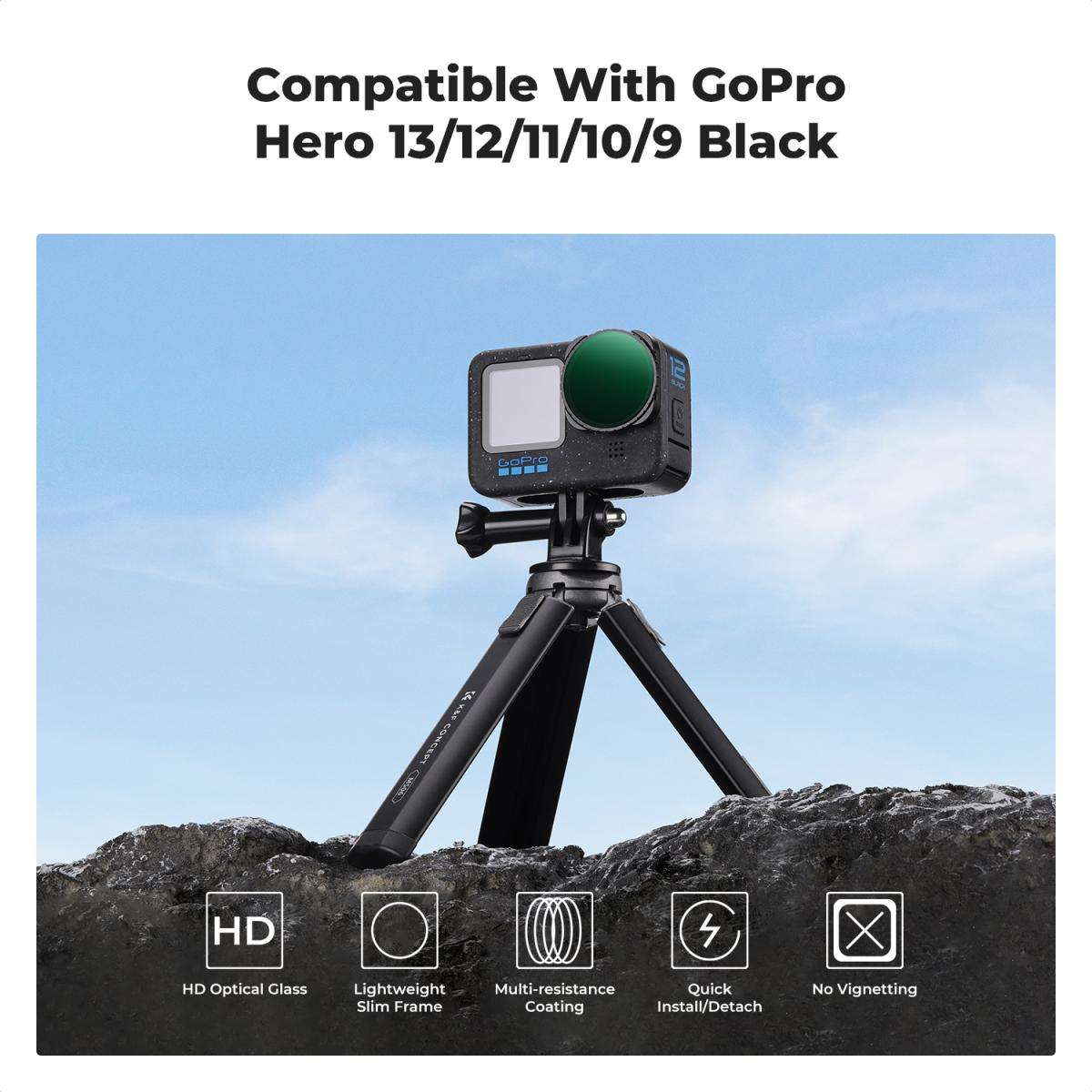 KF01.1870 | K&F GoPro Hero 9-13, ND2-32