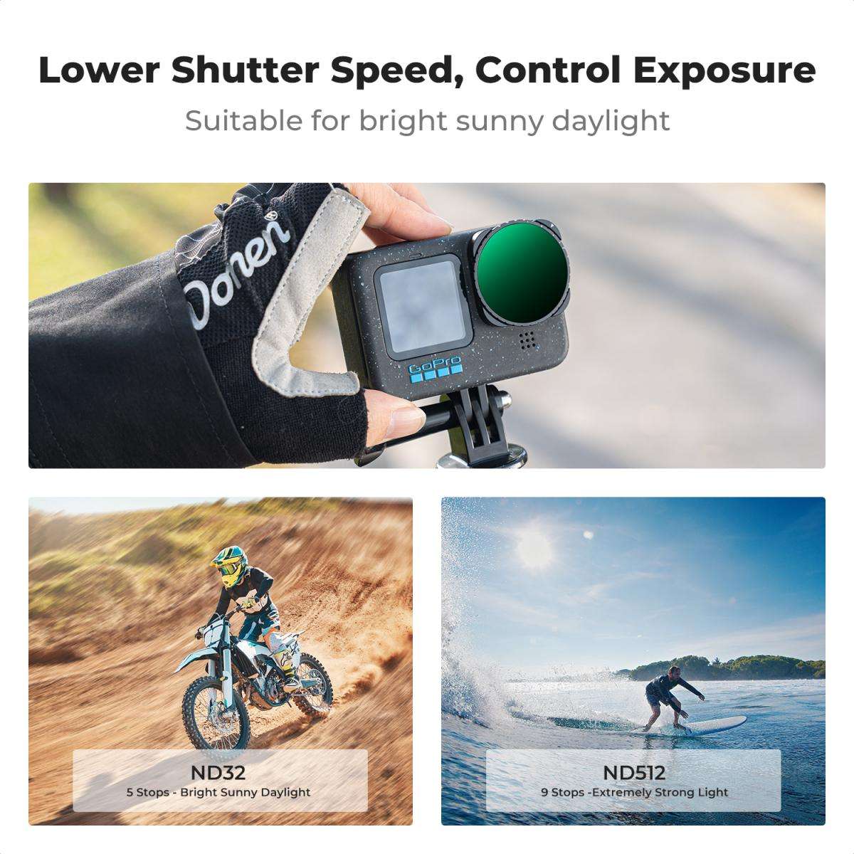 KF01.1871 | K&F VND32-512 Filter for GoPro Hero 9-13