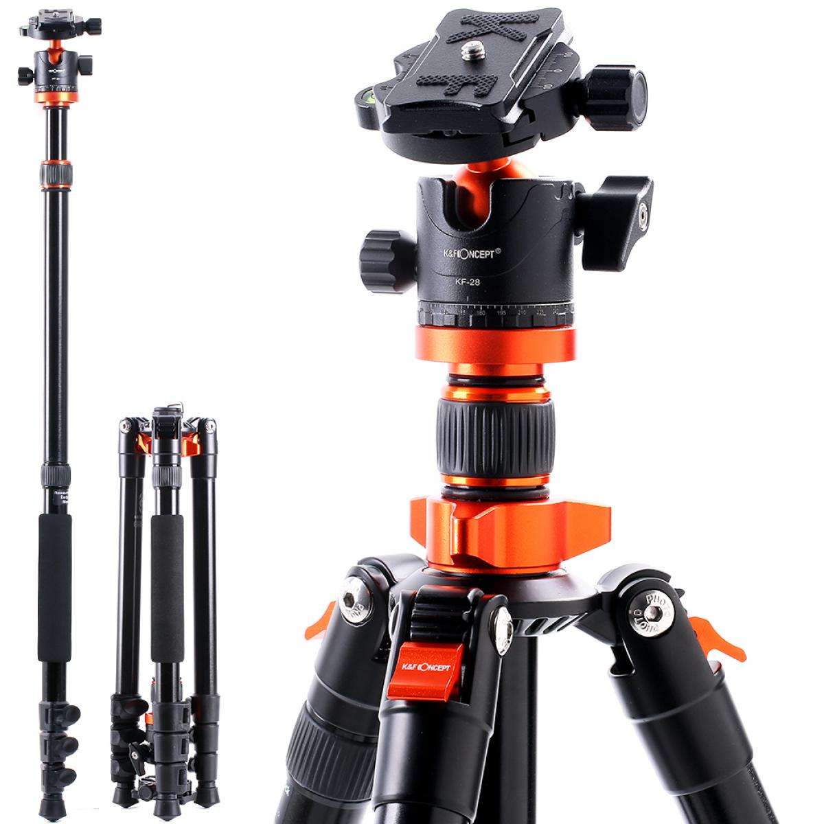 KF09.089 | K&F Pro-Operator Photography Tripod with Monopod Feature