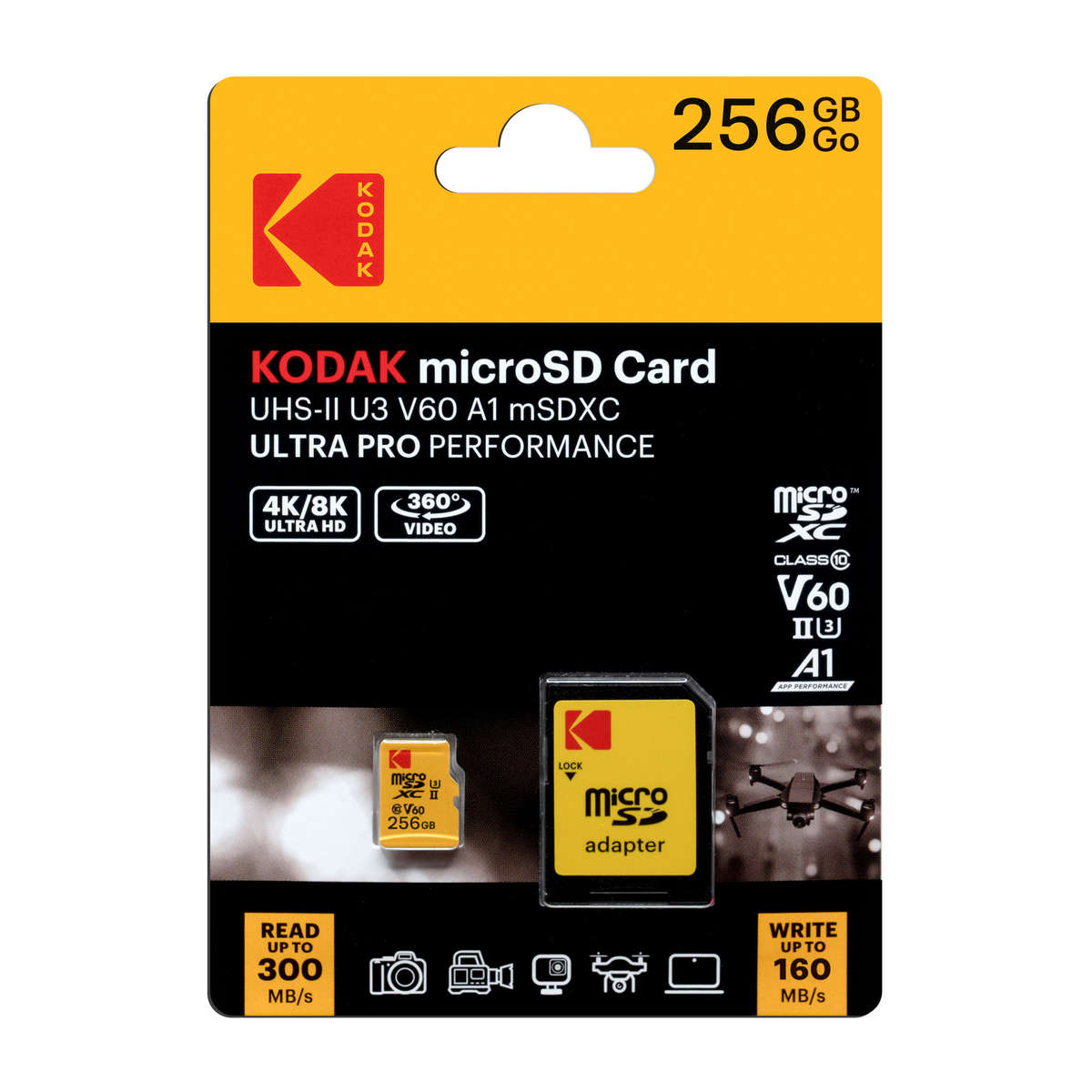 EKMSDM512GUHS2V1K | Kodak 512GB MicroSD V60