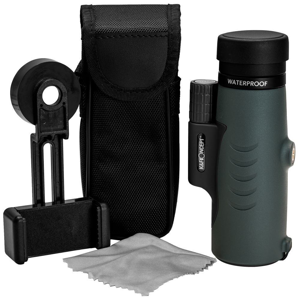 KF33.008 | K&F Monocular with 12x42 Magnification and Phone Attachment