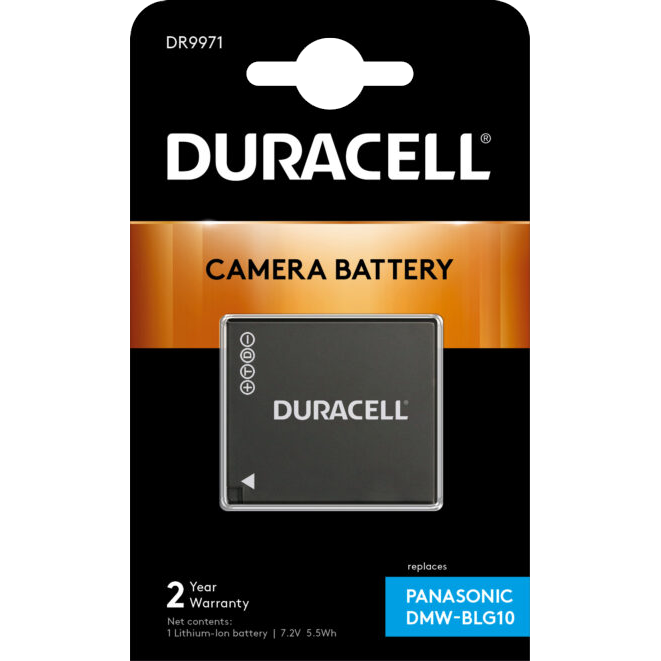 Panasonic DMW-BLE9 and DMW-BLG10 Camera Battery by Duracell