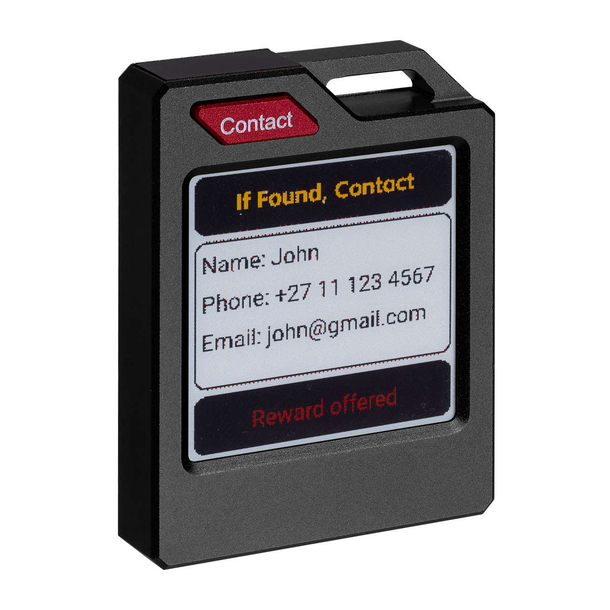 PhotoTag Tracker (Black) Compatible with Android and Apple with Display (Copy) (Copy)