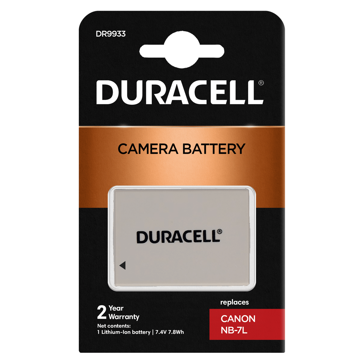 DR9933 | Duracell NB-7L Camera Battery for Canon