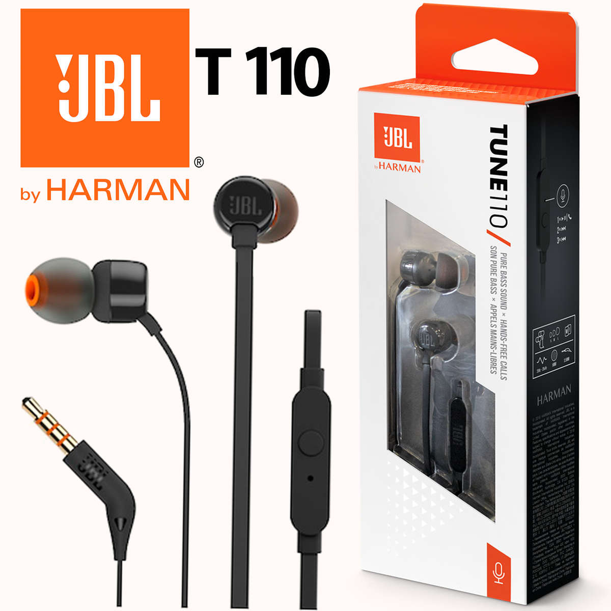JBL T110 in ear Headphone