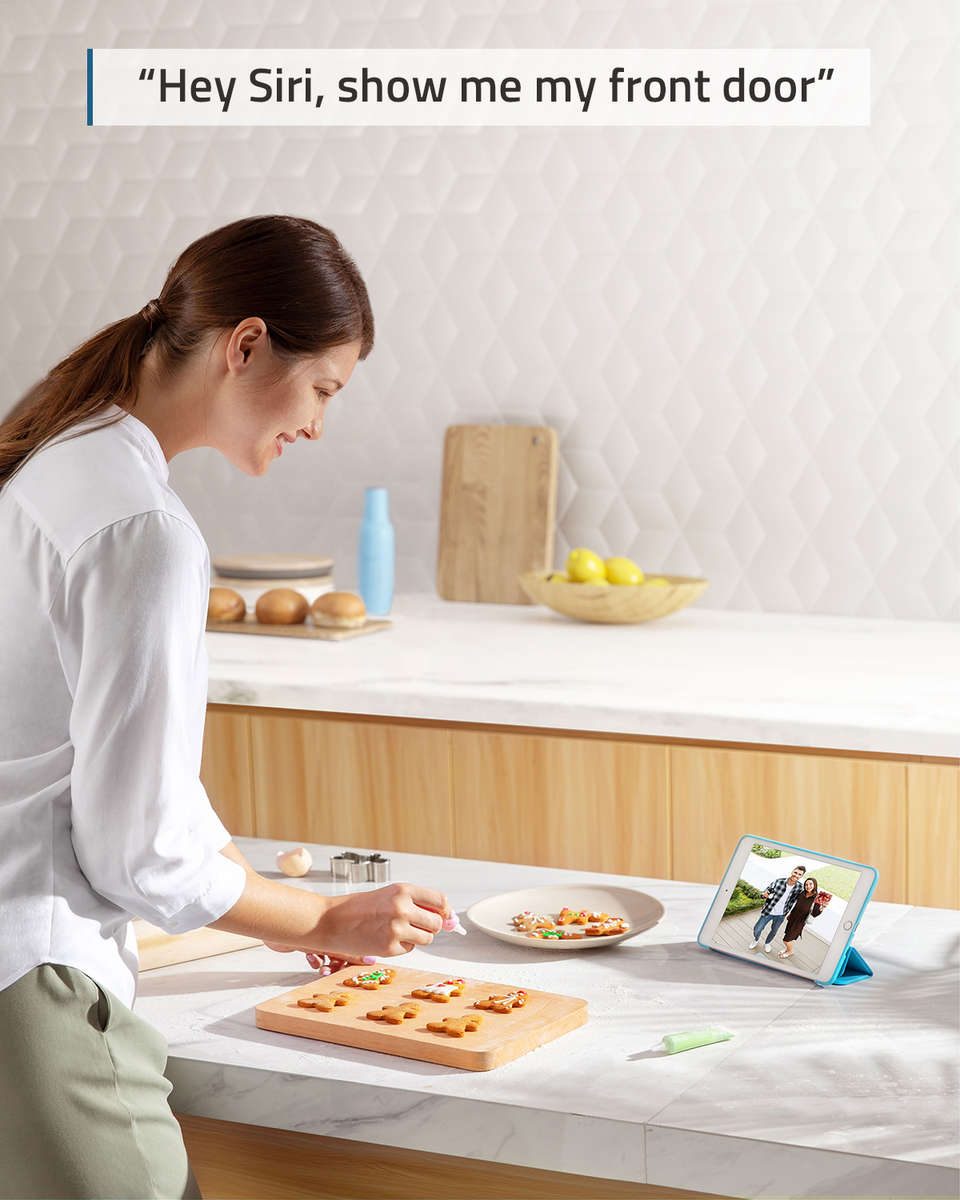 Eufy Cam 2 Pro Security Cameras (2 x 2K Cameras + Homebase Kit) - White