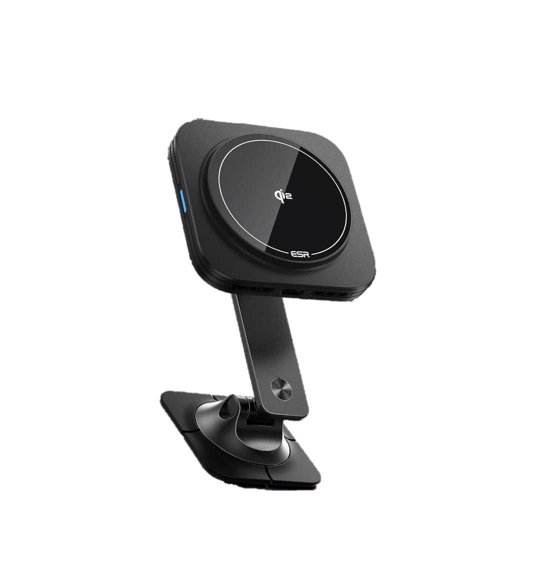 ESR Qi2 Wireless Adjustable Dashboard Car Charger - Black