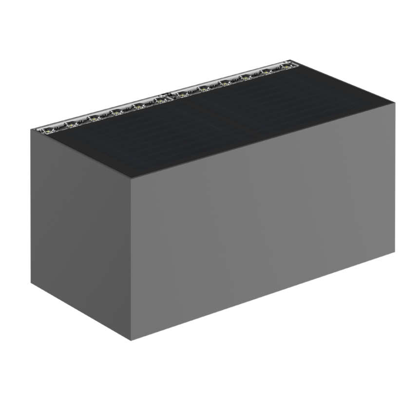 Luminar Lighting - Spectra Dual Ray Solar Wall Light