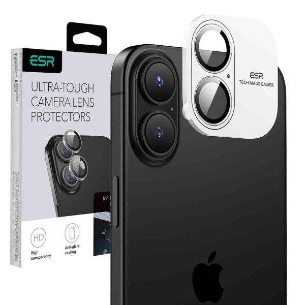 ESR Armorite Camera Lens Protector for iPhone 16/16 Plus Set