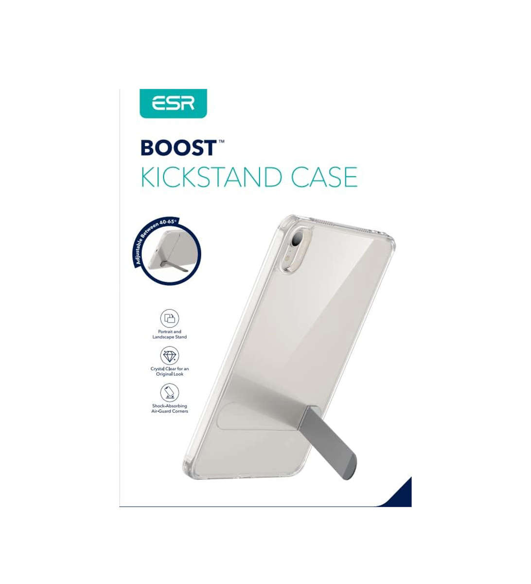 ESR Boost Kickstand Case Suitable for iPad Mini 7th/6th Generation Case - Clear