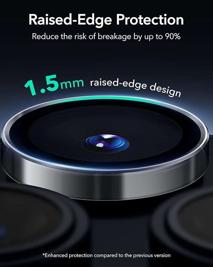 ESR Armorite Camera Lens Protector for iPhone 16 Pro Max/16 Pro Set