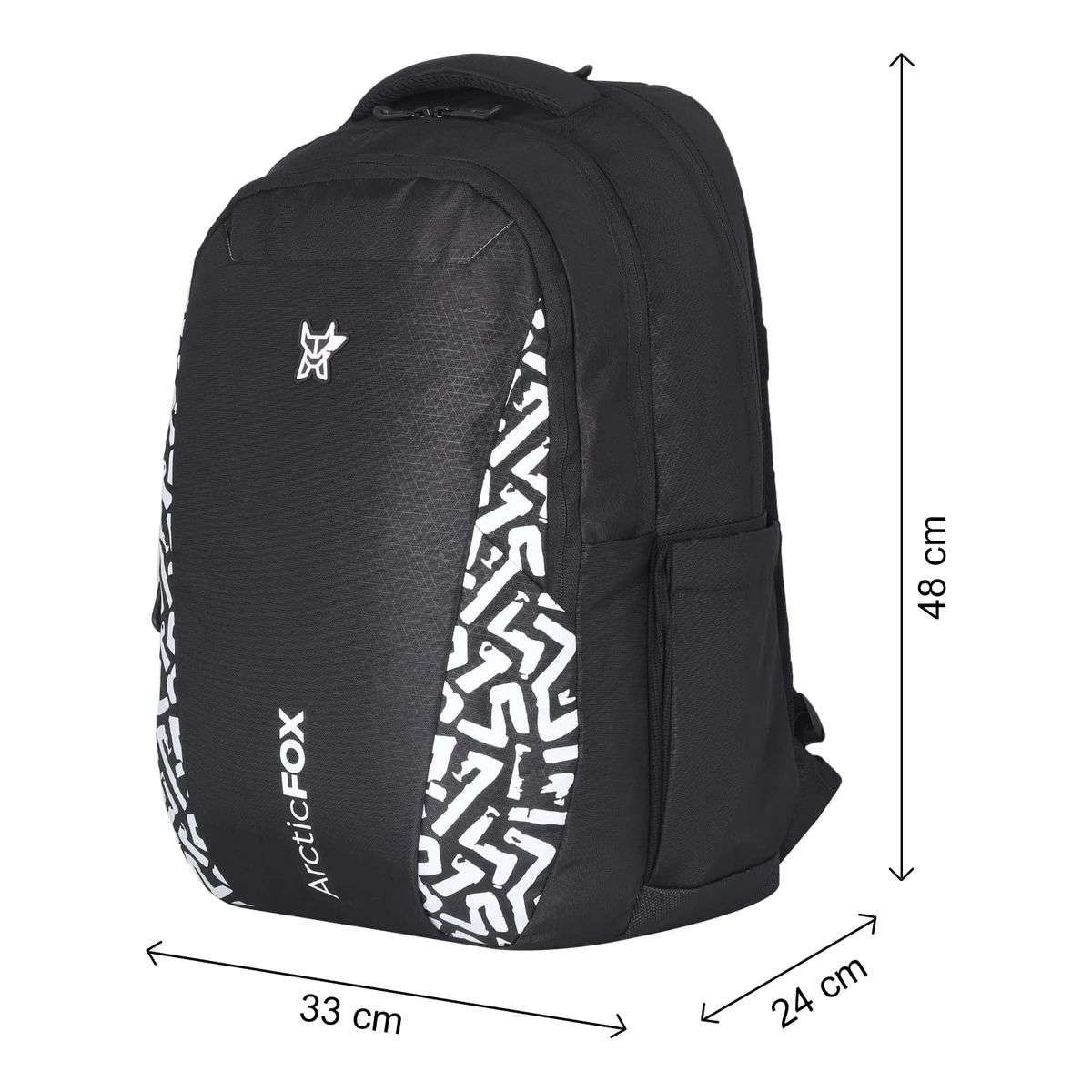 Arctic Fox Frame 15.5 Inch Laptop Backpack - Black