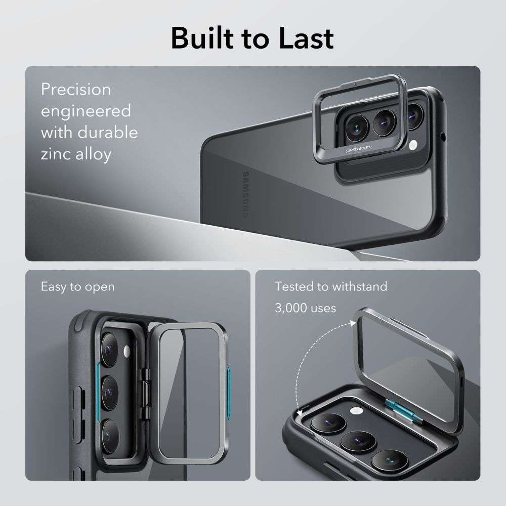 ESR Classic Kickstand Compatible with Galaxy S23/S23 Plus Case - ClearBlack - Samsung Galaxy S23+