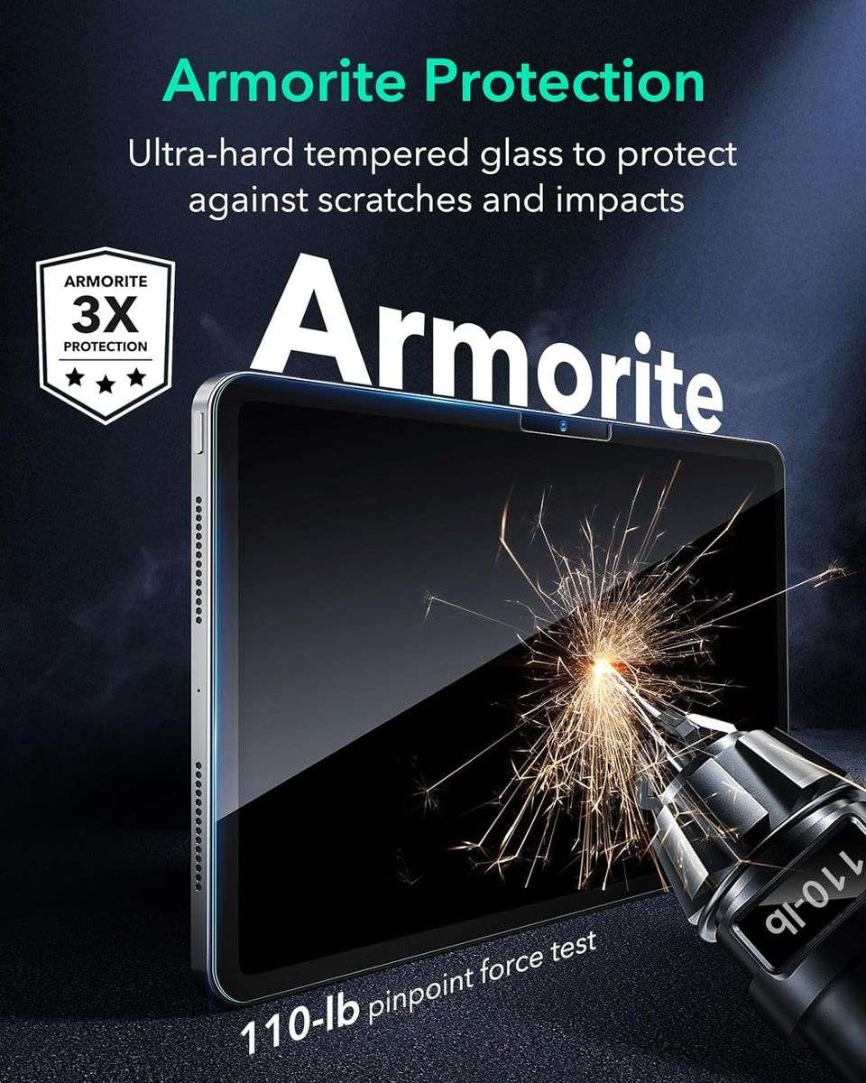 ESR Armorite Screen Protector for iPad Pro 13 Inch M4 2024 - 2 Pack