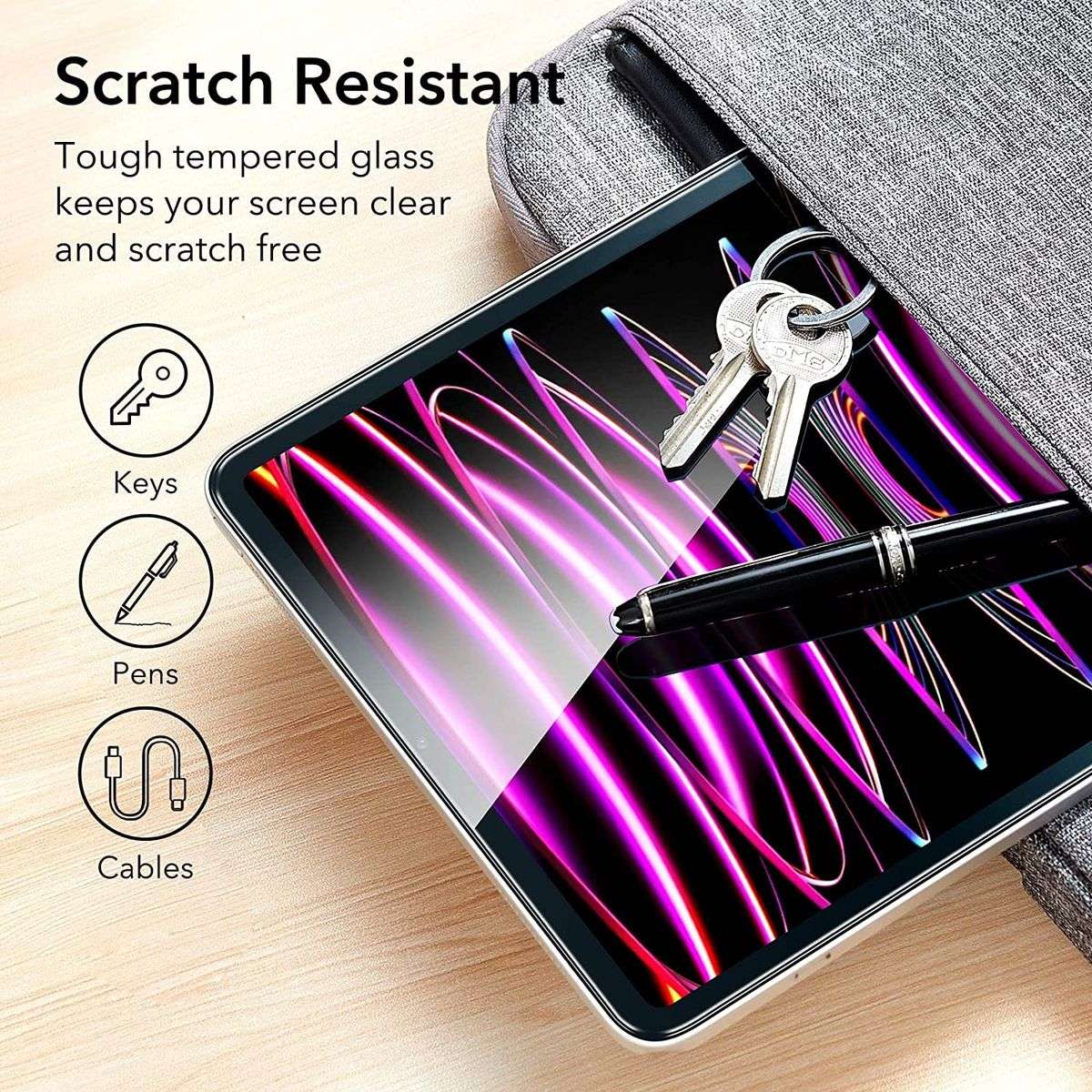 ESR Tempered-Glass Screen Protector for iPad Pro 12.9 - 2 Pack