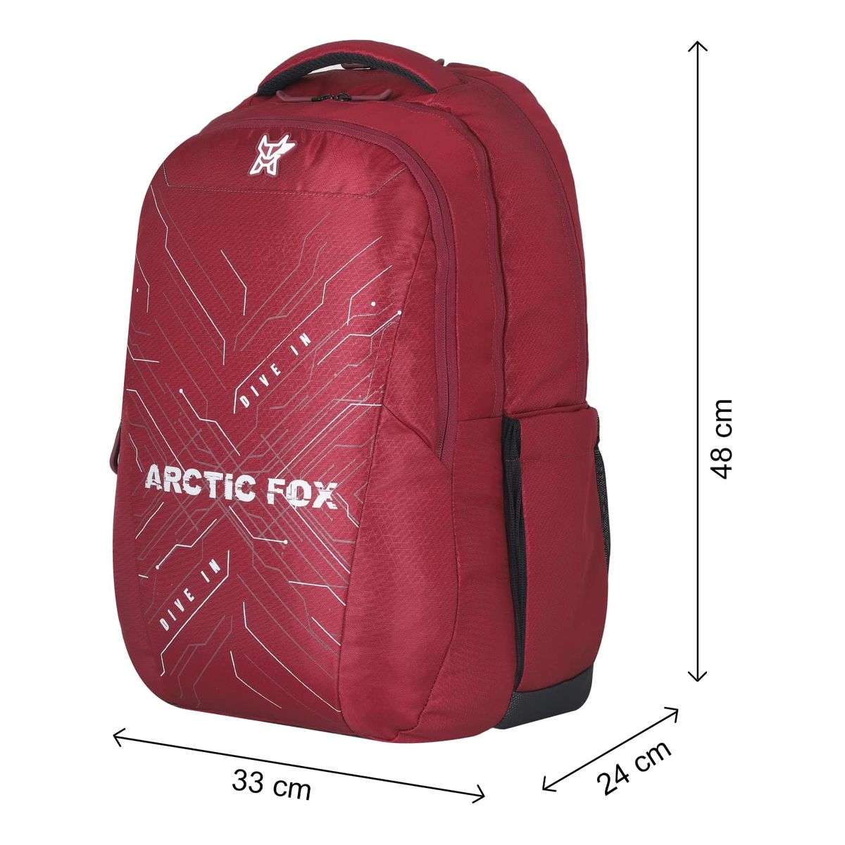 Arctic Fox Infinite 15.5 Inch Laptop Backpack - Red