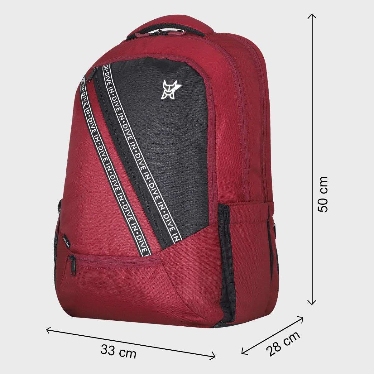 Arctic Fox Caution 15.5 Inch Laptop Backpack - Red