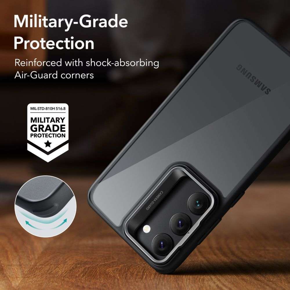 ESR Classic Kickstand Compatible with Galaxy S23/S23 Plus Case - ClearBlack - Samsung Galaxy S23+