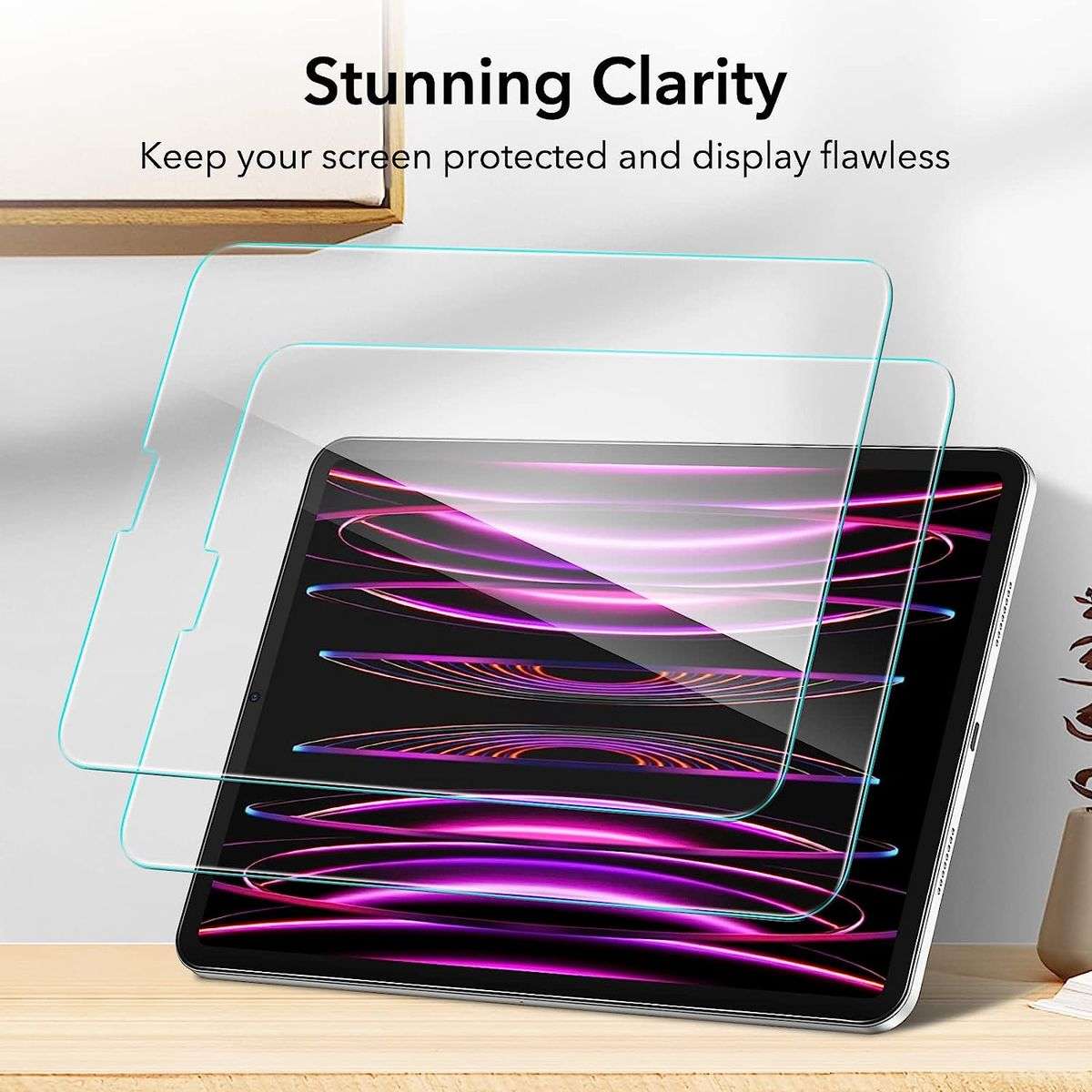 ESR Tempered-Glass Screen Protector for iPad Pro 12.9 - 2 Pack